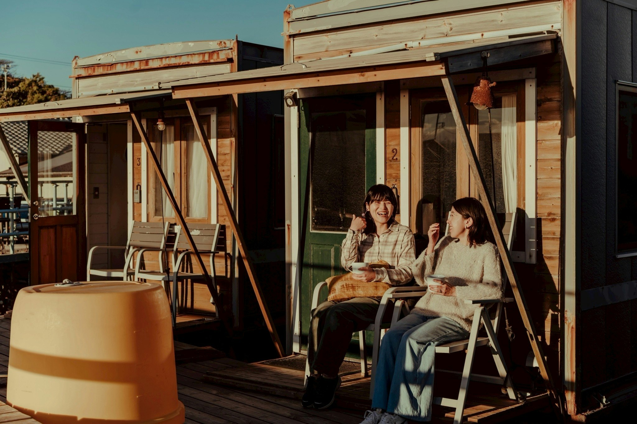 【海目の前】絶景オーシャンビューのトレーラーハウスで特別な滞在|BBQ・焚き火可|ペット可
