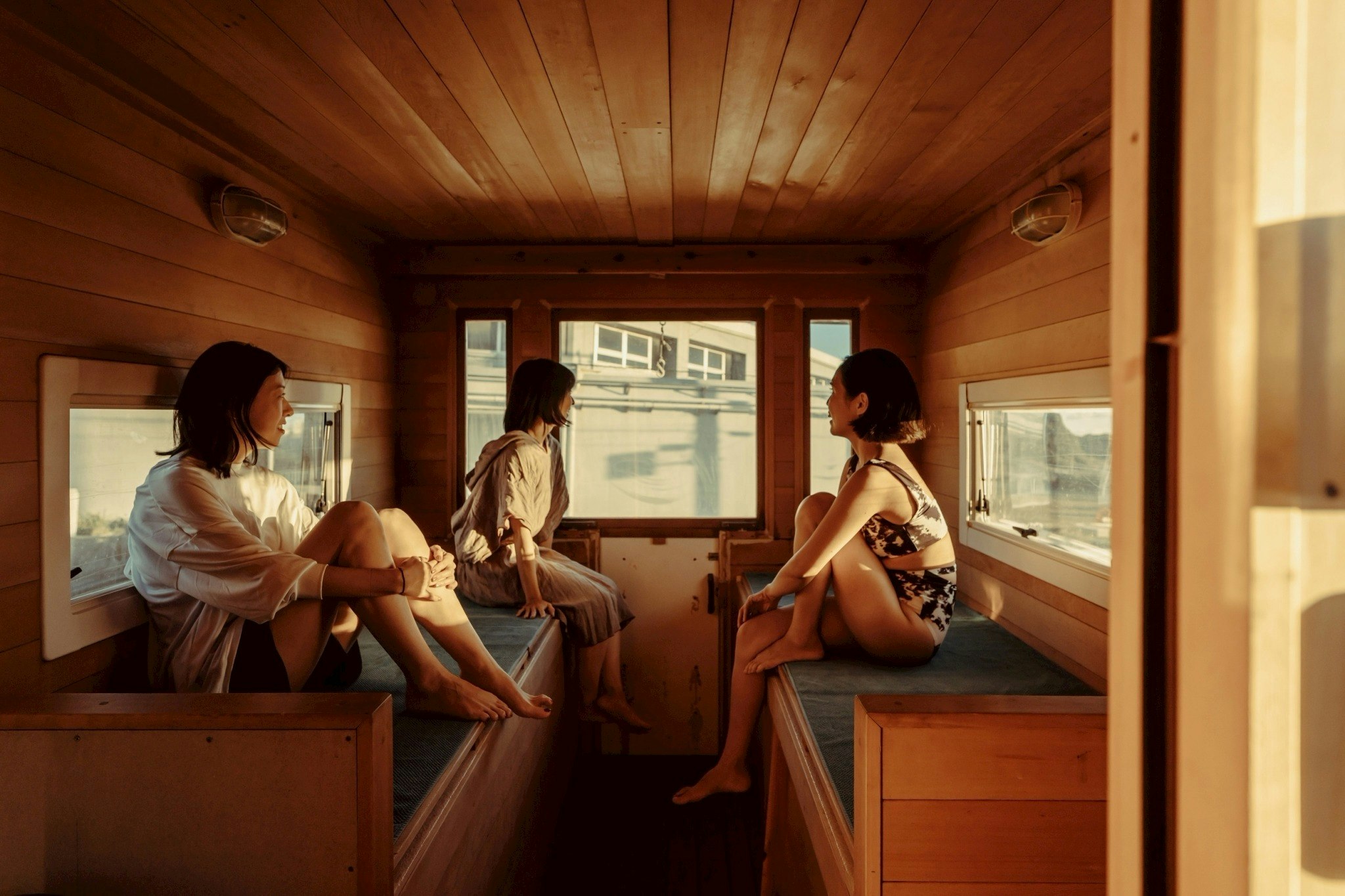 【海目の前】絶景オーシャンビューのトレーラーハウスで特別な滞在|BBQ・焚き火可|ペット可