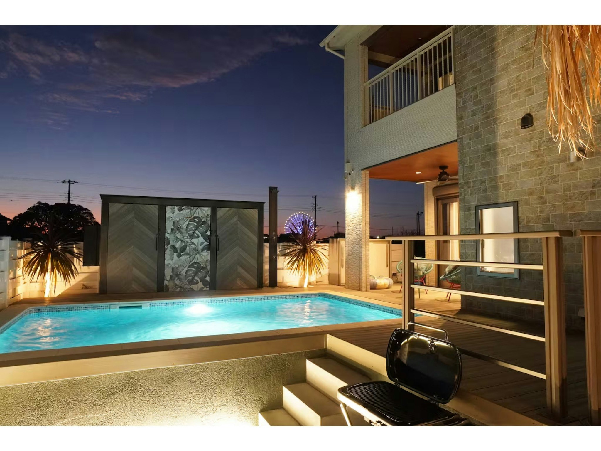 【一棟貸し】BBQ/ミストサウナ/プール(4/1-温水)木更津アウトレット徒歩10分|駐車場2台