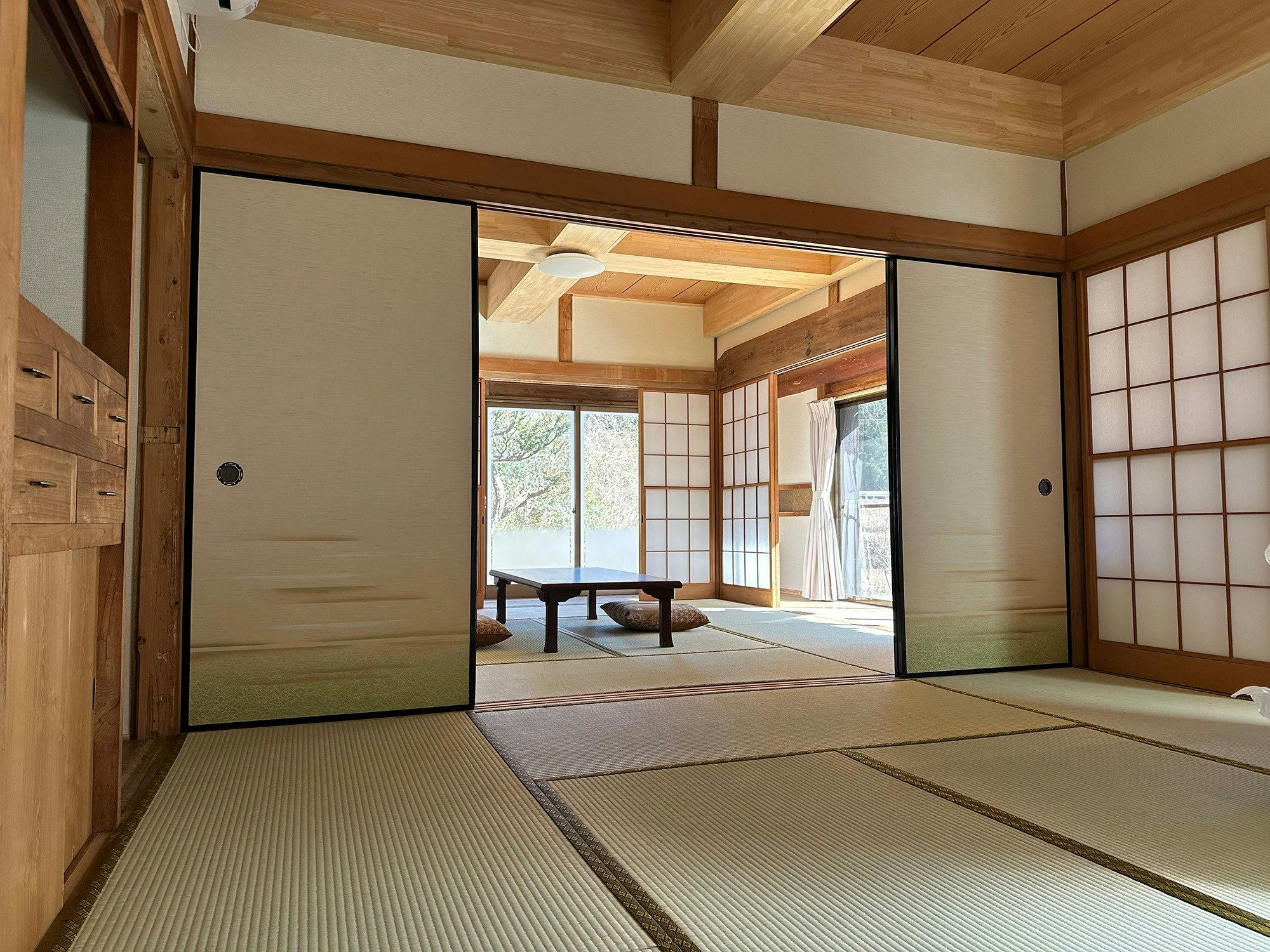 広々した一棟貸し別荘。