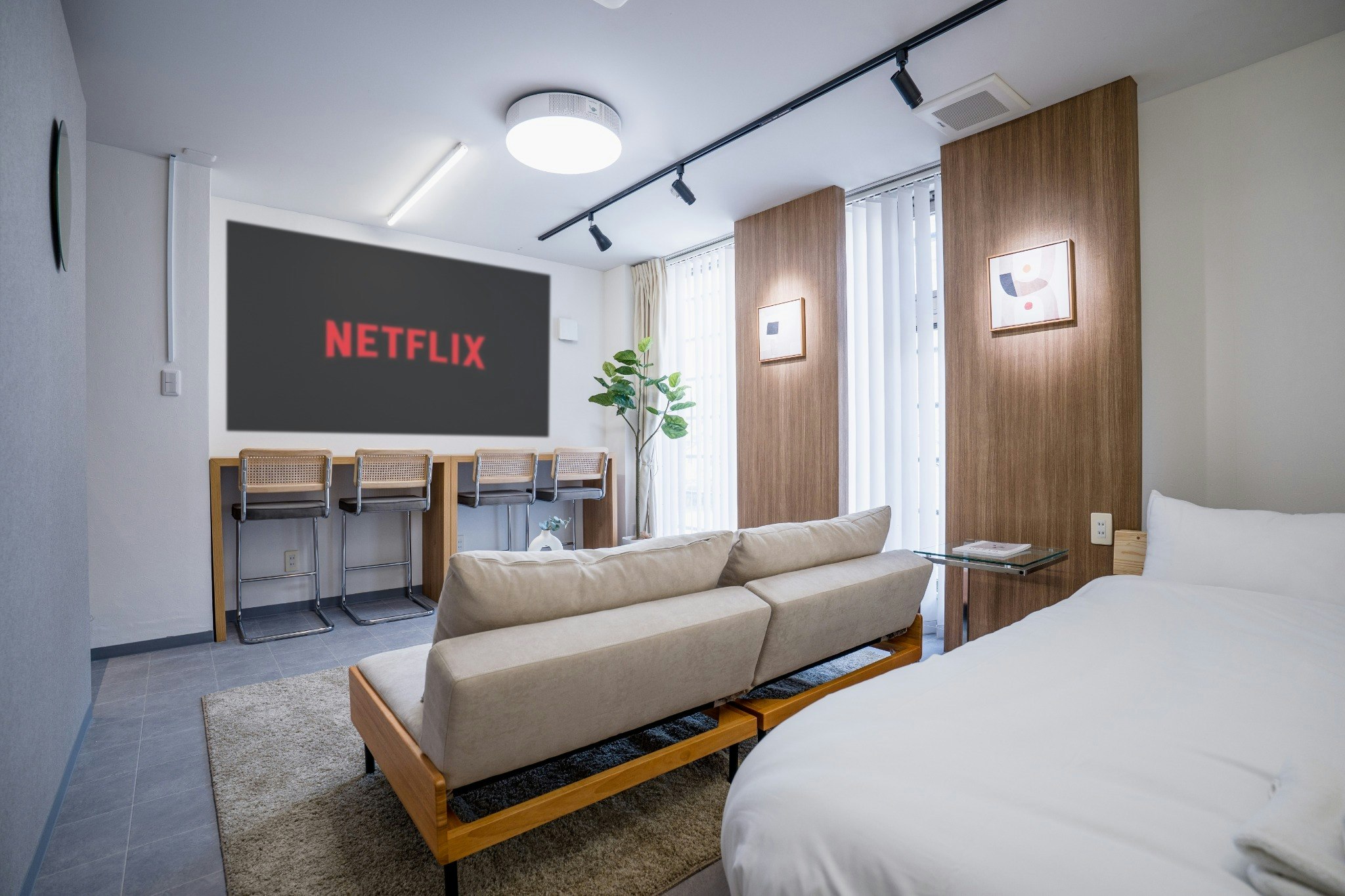 【NEW OPEN】リトリートタワー博多〈美野島〉|100インチプロジェクター|博多駅徒歩15分