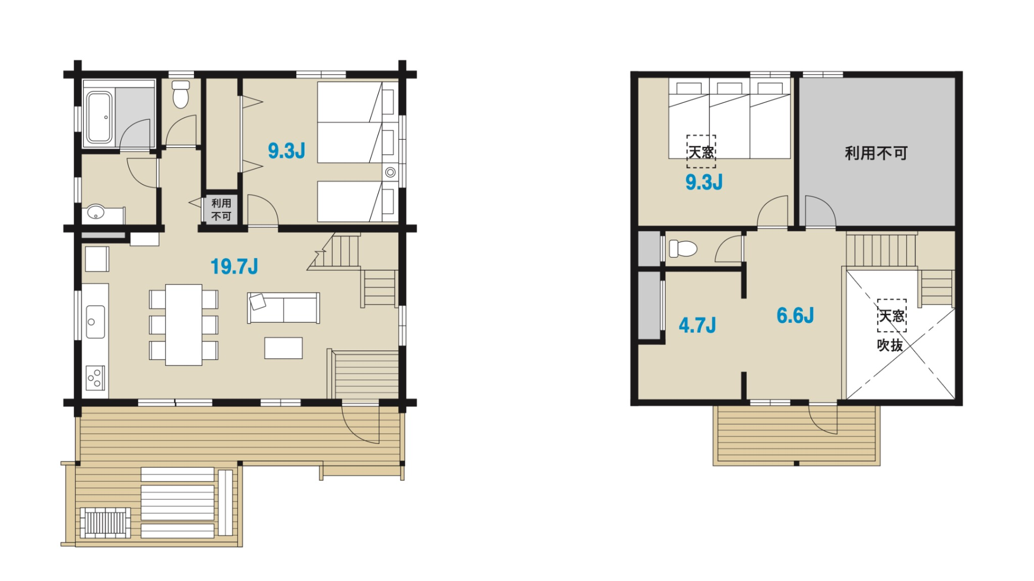 【1日1組限定】鋸南/南房総にある星降る隠れ家・テラスでBBQ・広々吹き抜け・BESSログハウス