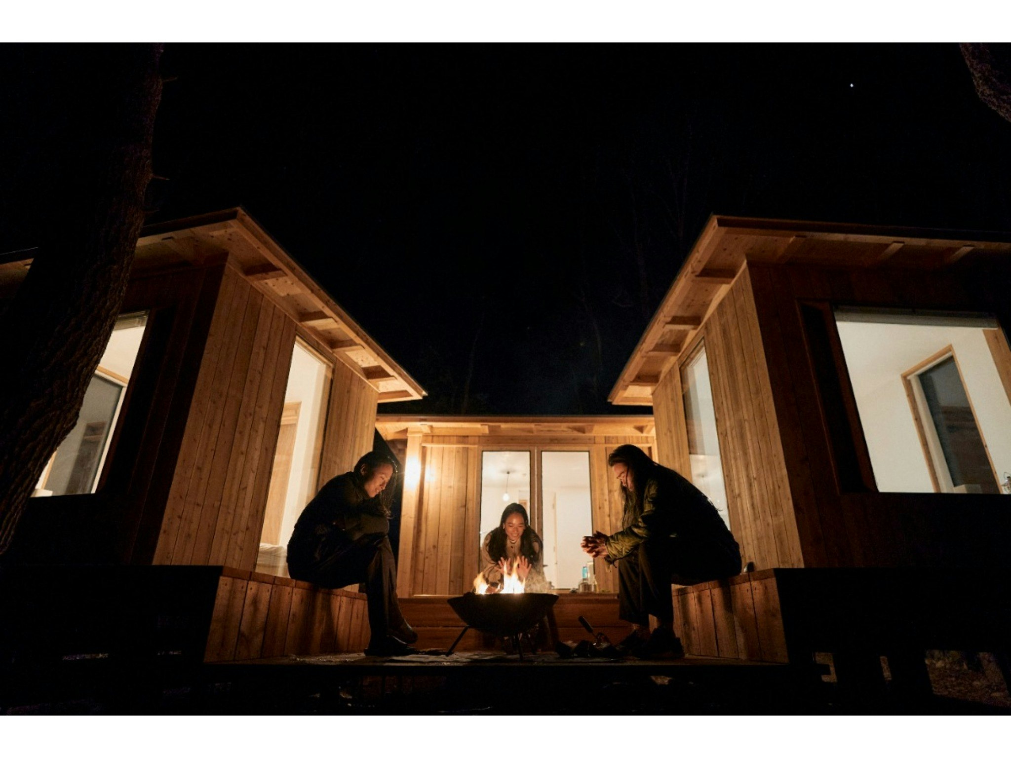 【禁煙】Hut -roof- 木々に囲まれた、全室床暖完備の小さな家