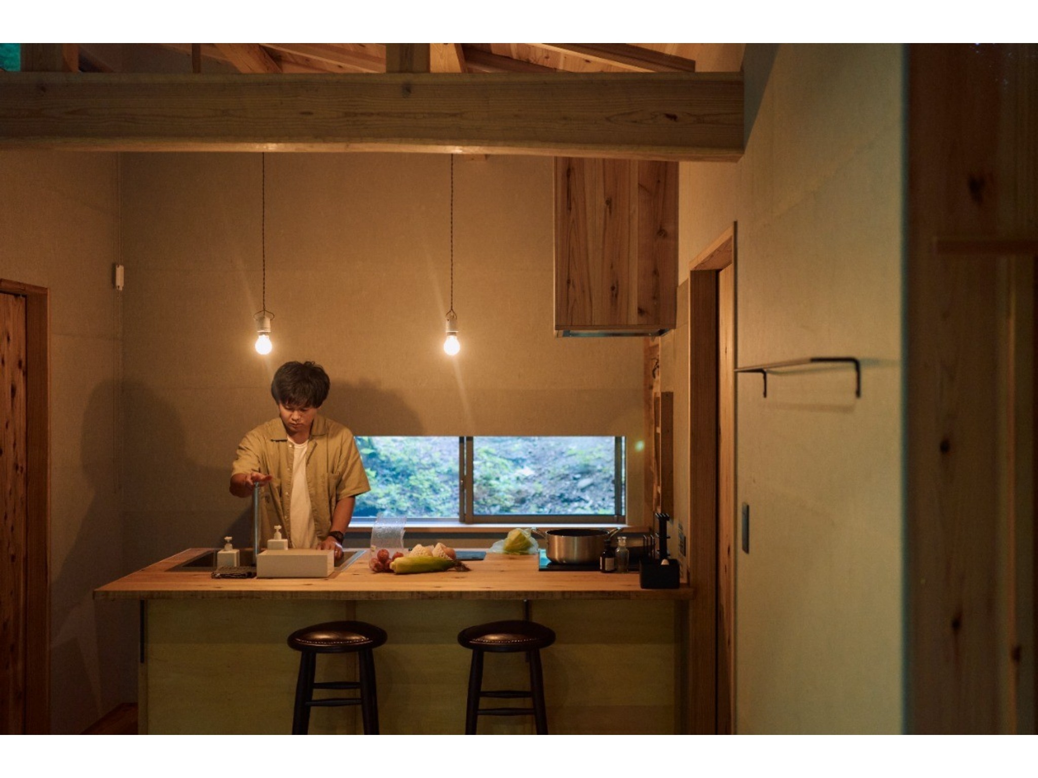 【禁煙】Hut -float- 薪ストーブがある池のほとりの暮らし