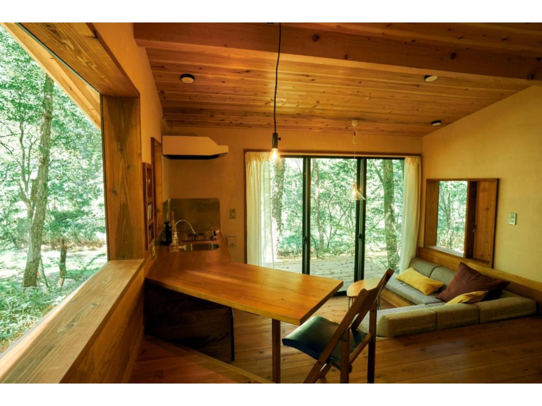 【禁煙】Hut -nest- 千曲川の源流を望む、鳥の巣のような小さな家