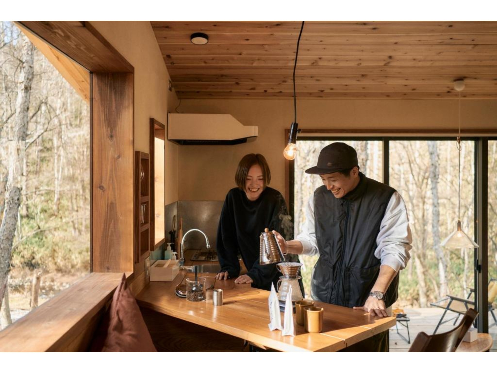 【禁煙】Hut -nest- 千曲川の源流を望む、鳥の巣のような小さな家