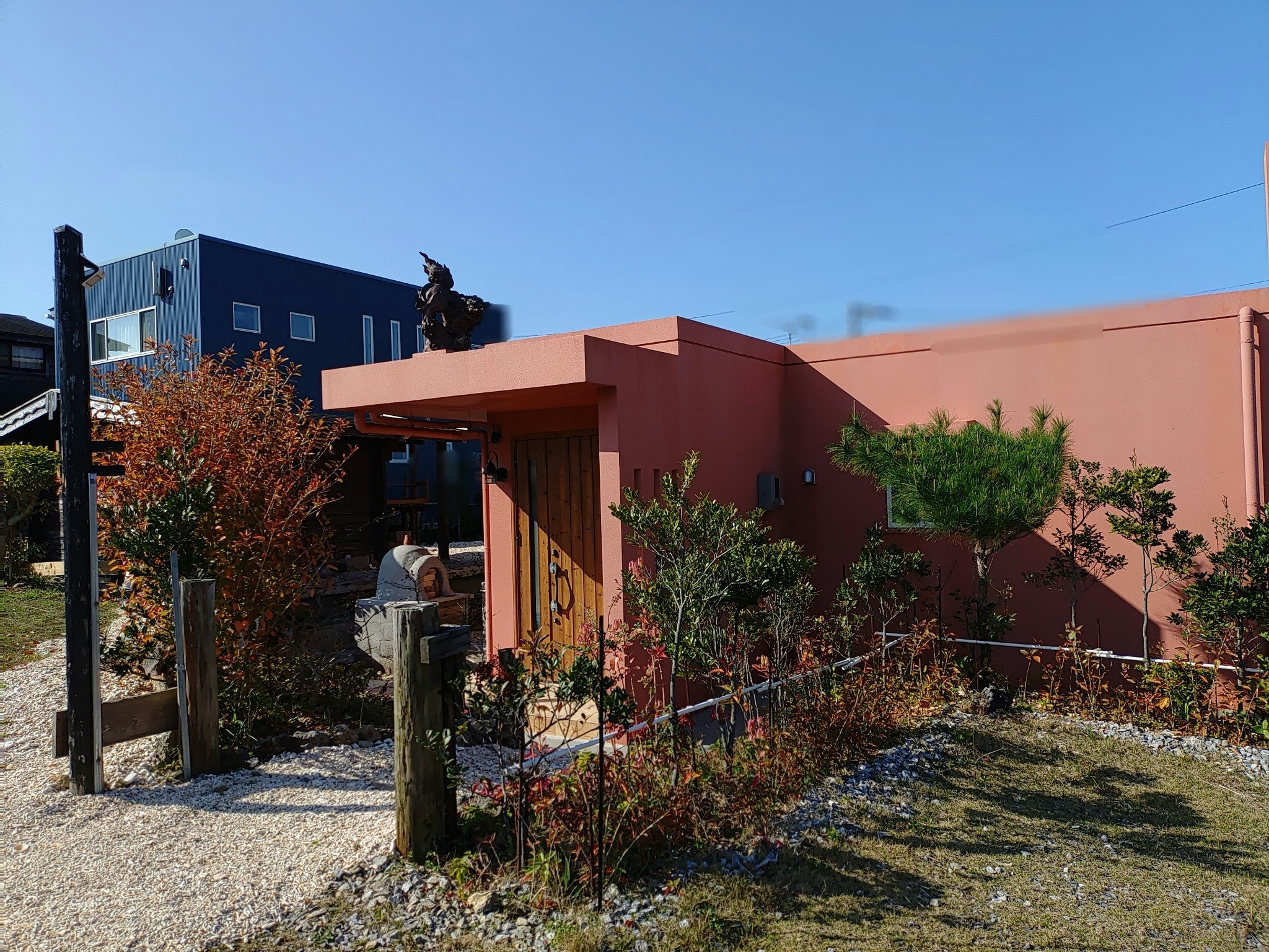 平屋1棟貸し Garra rufaシーサー