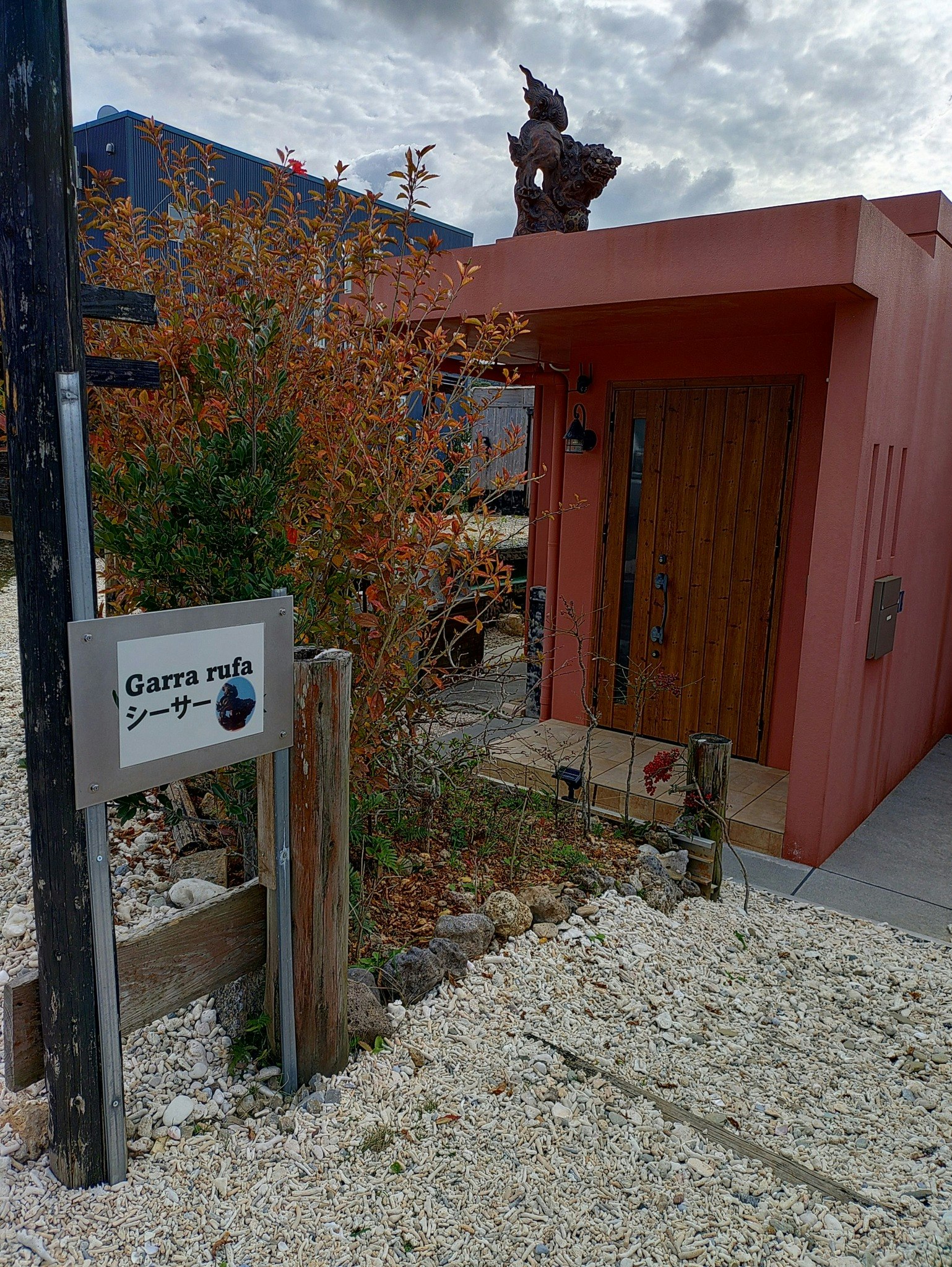 平屋1棟貸し Garra rufaシーサー