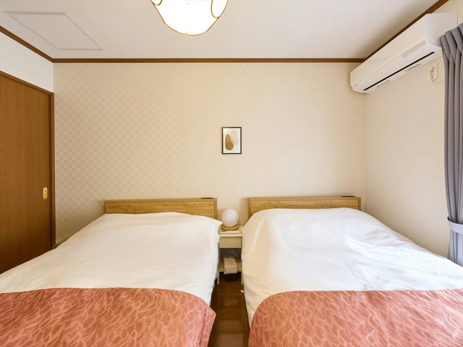 駅近徒歩4分!羽田空港1駅3分|広々46平米・2BR|キッチン・洗濯乾燥機|最大8名