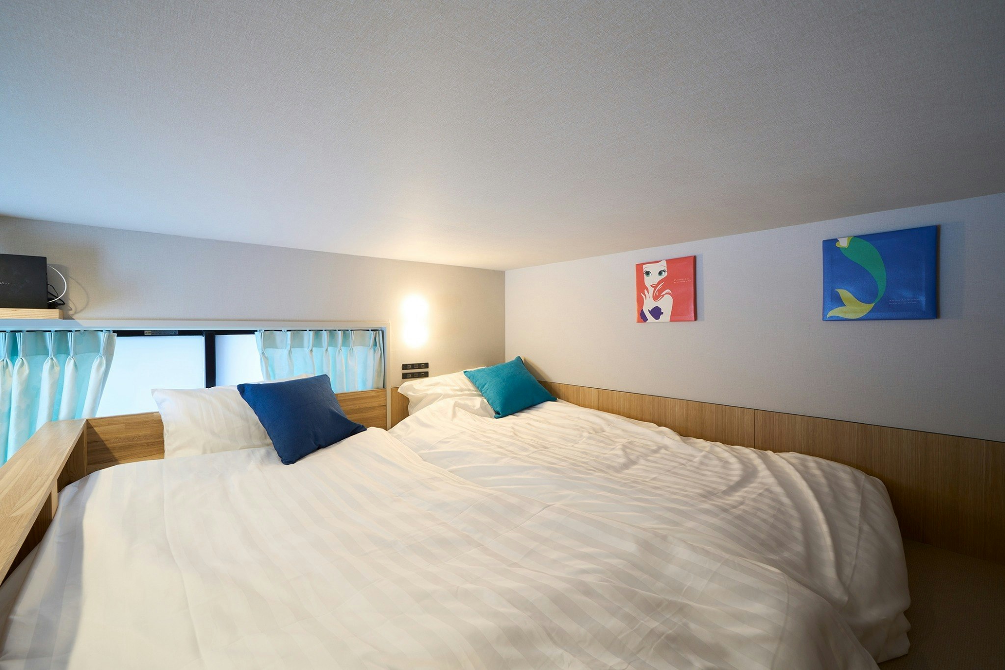 【アリエルRoom】特製二段ベッド2台(4名様利用)
