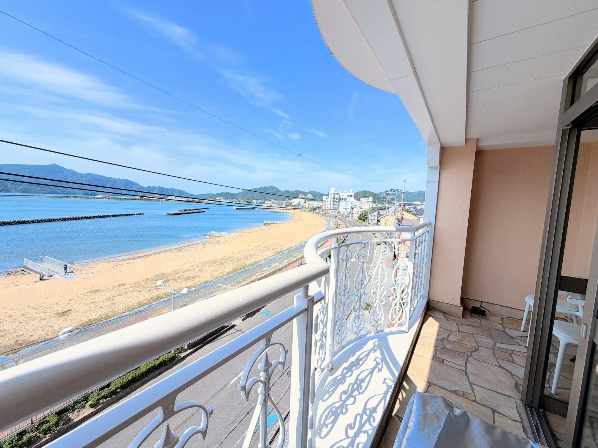 全室オーシャンビュー|4階客室/全5階|歴史街並み小浜西組・三丁町|静かな和の宿|海まで徒歩1分