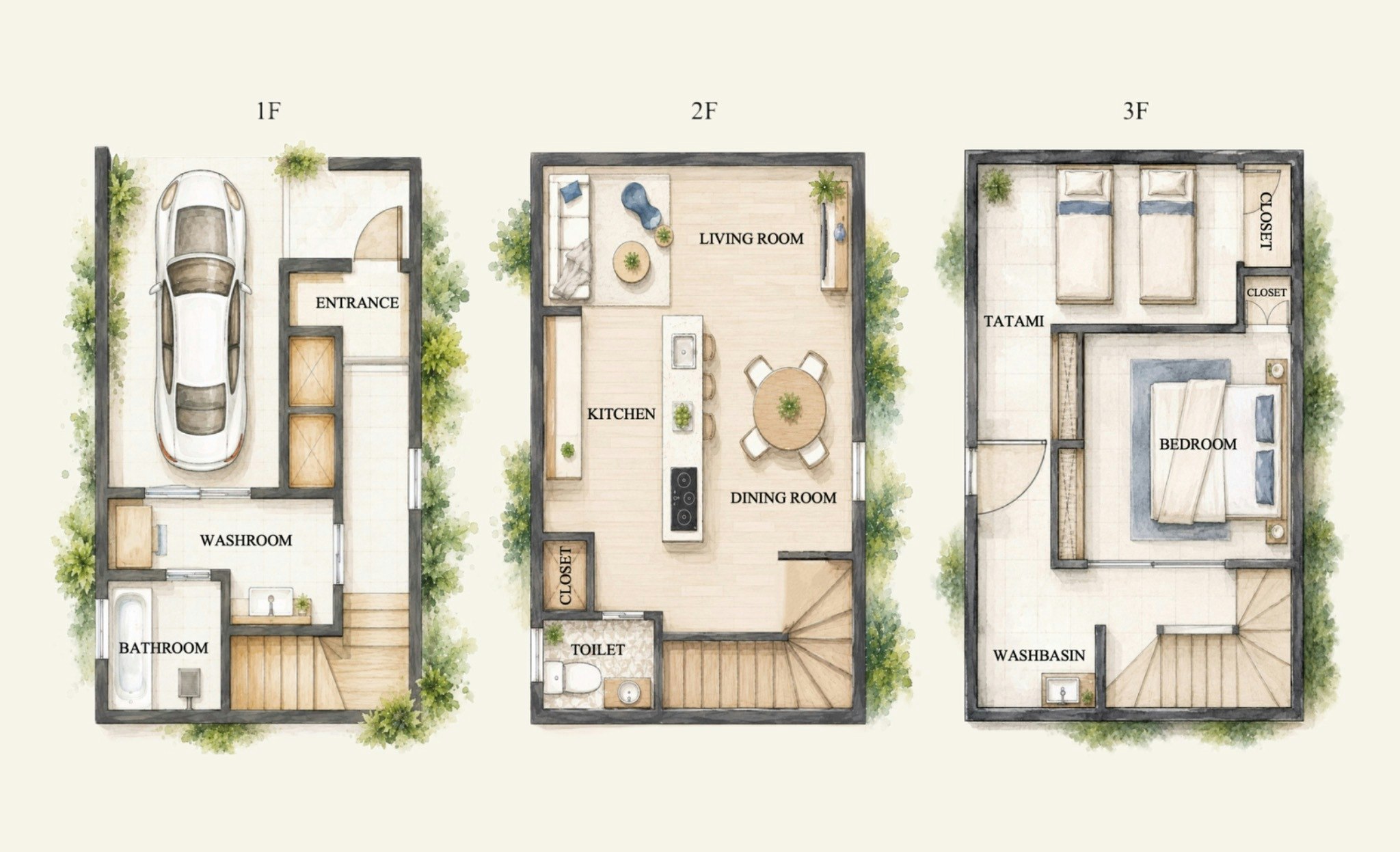 White Modern House