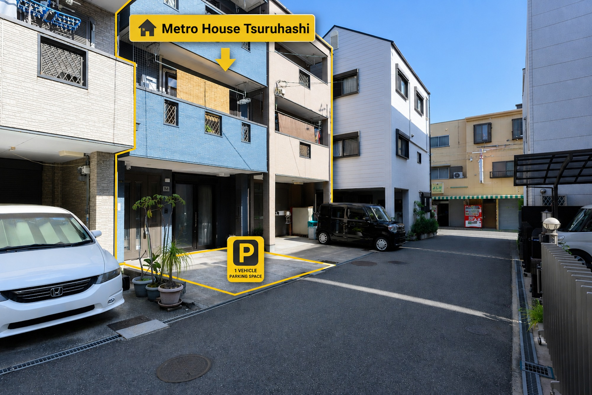 【最大10名】鶴橋駅・コリアタウン徒歩圏内|家族旅行やグループ旅行に最適|駐車場付き一棟貸切ハウス