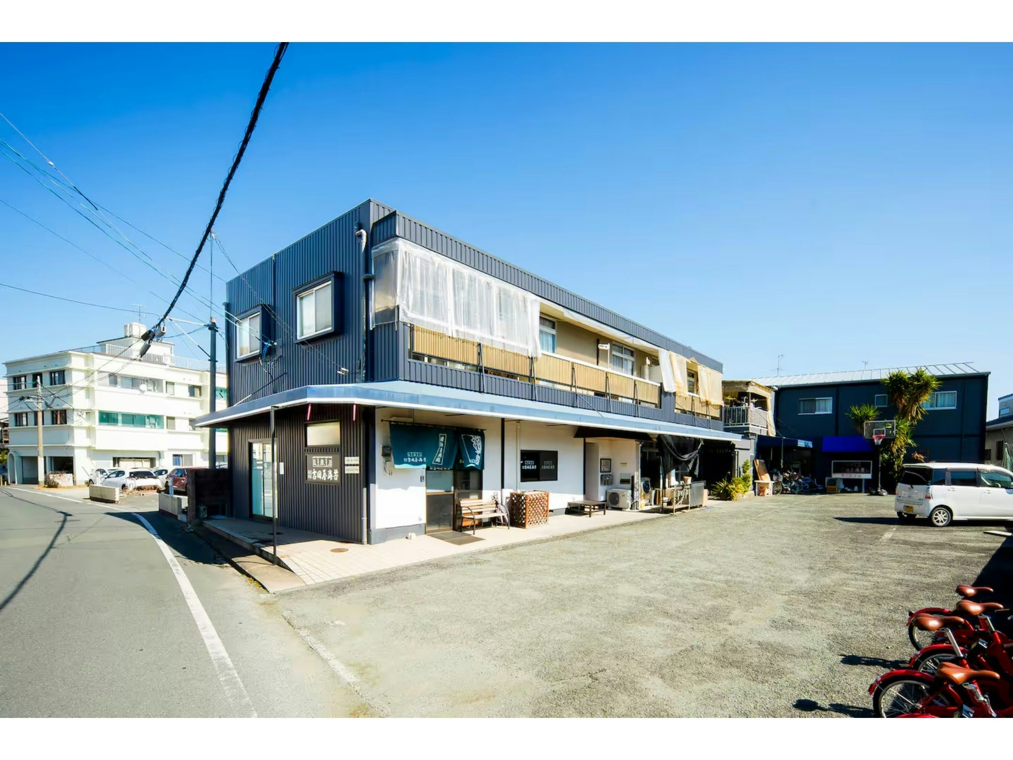 【202号室】新オープン!熊本駅から徒歩7分。敷地内駐車場有河川敷沿静かな地域TAXI会社隣接
