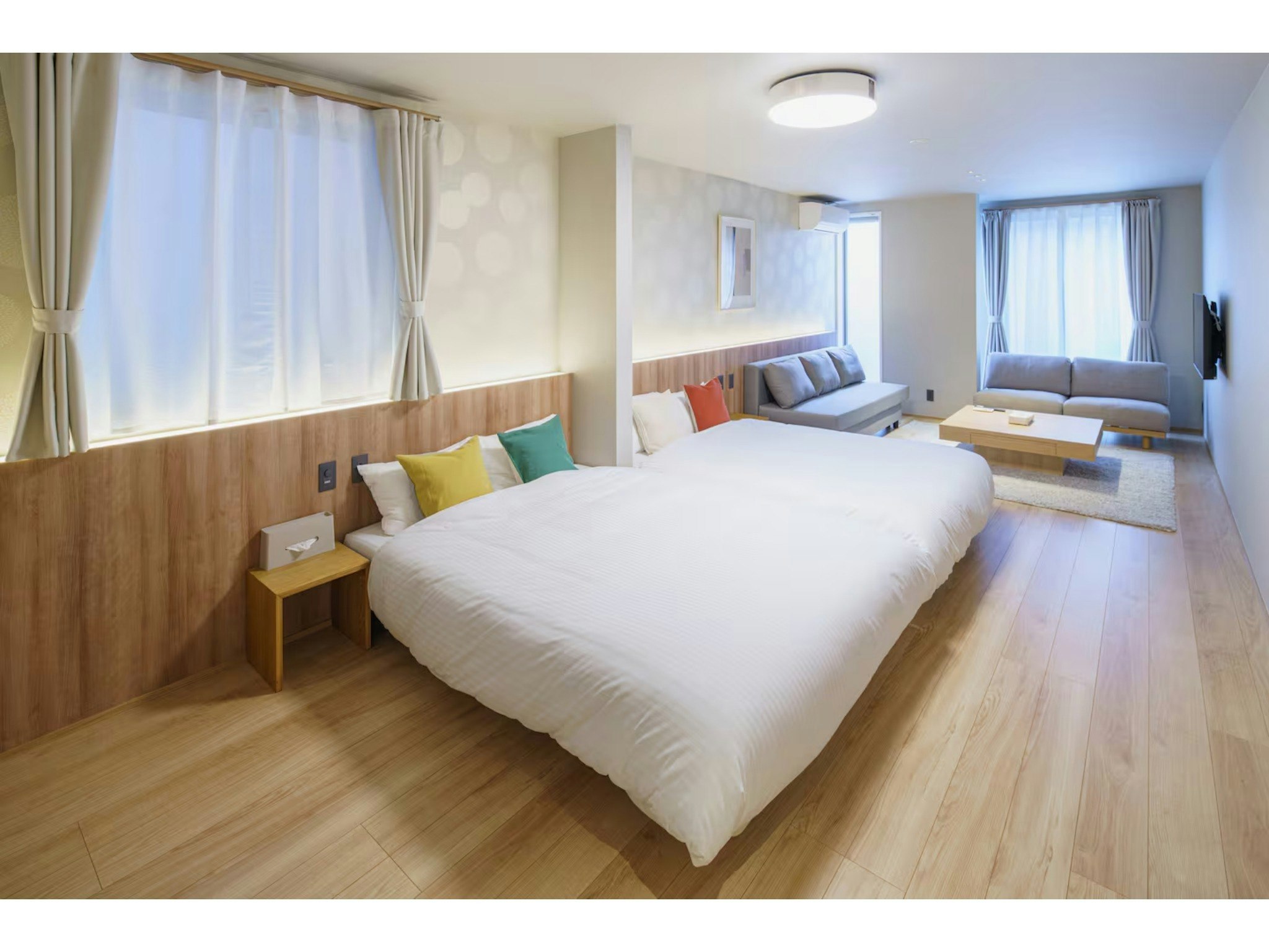 【禁煙】Deluxe Family Suite|新築|桜町バスターミナル徒歩8分|熊本城好アクセス