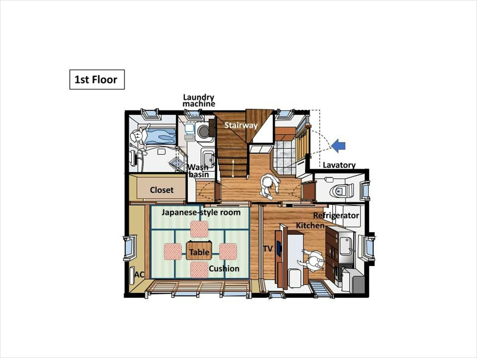 【子連れ歓迎】四谷駅徒歩4分|広々3LDK|高速WiFi|キッチン完備|新宿御苑・国立競技場すぐ