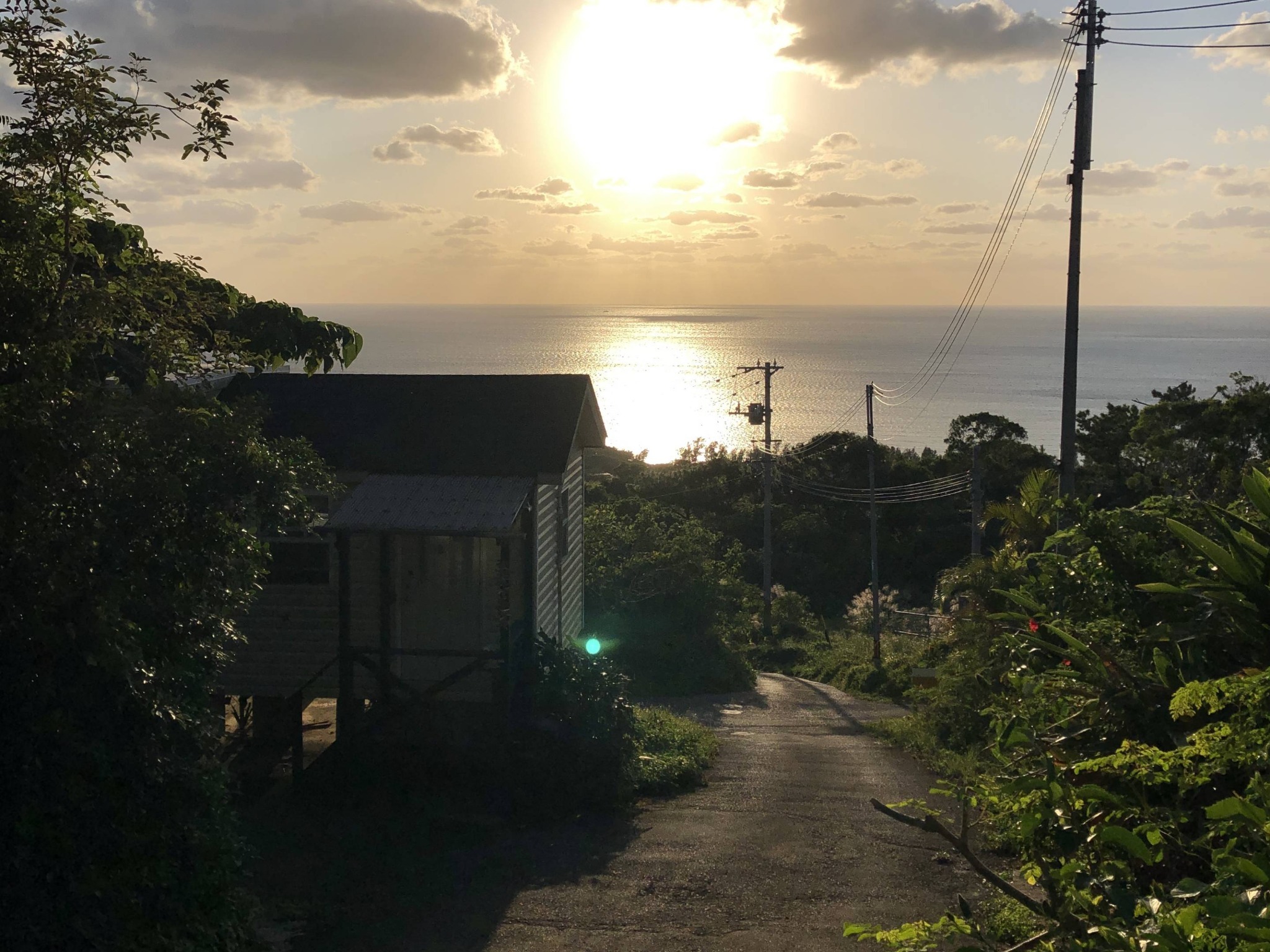 ・ダブルスイート:遮るものなく目の前に沈む夕日は絶景です