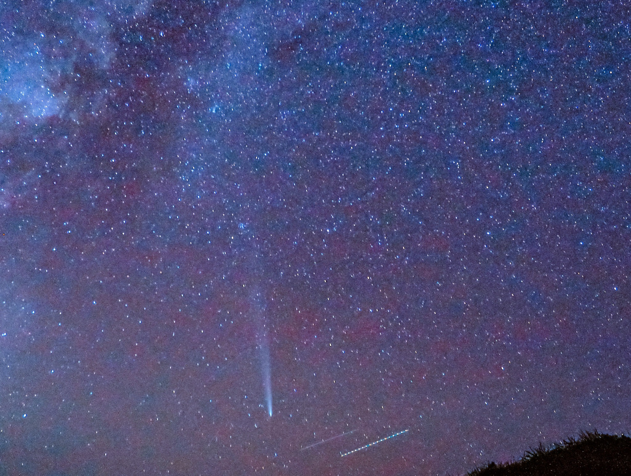 宮古島から眺める満天の星空