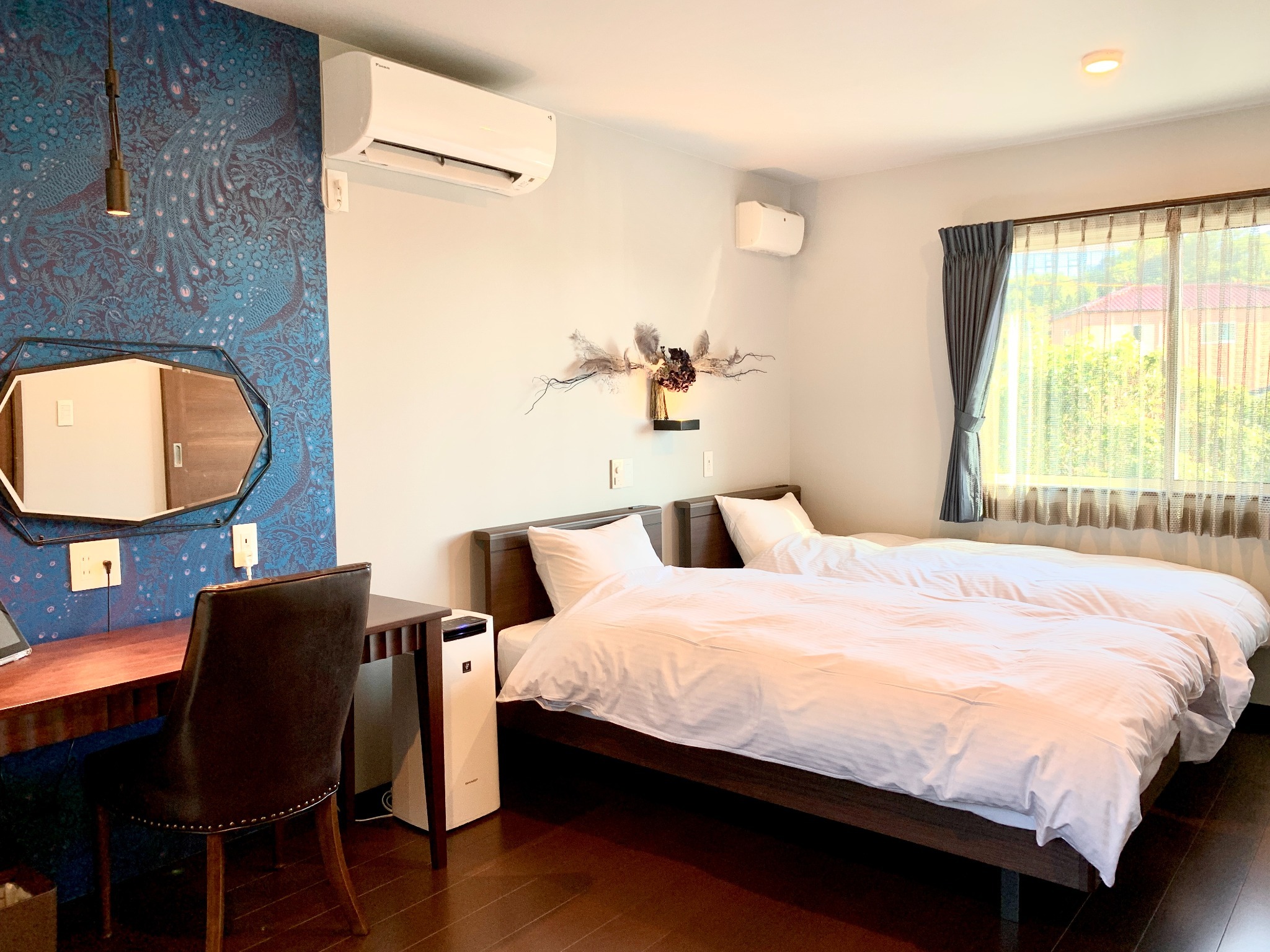 ベット(シングル×2)エキストラベットを一つ追加することができます(要事前電話連絡)