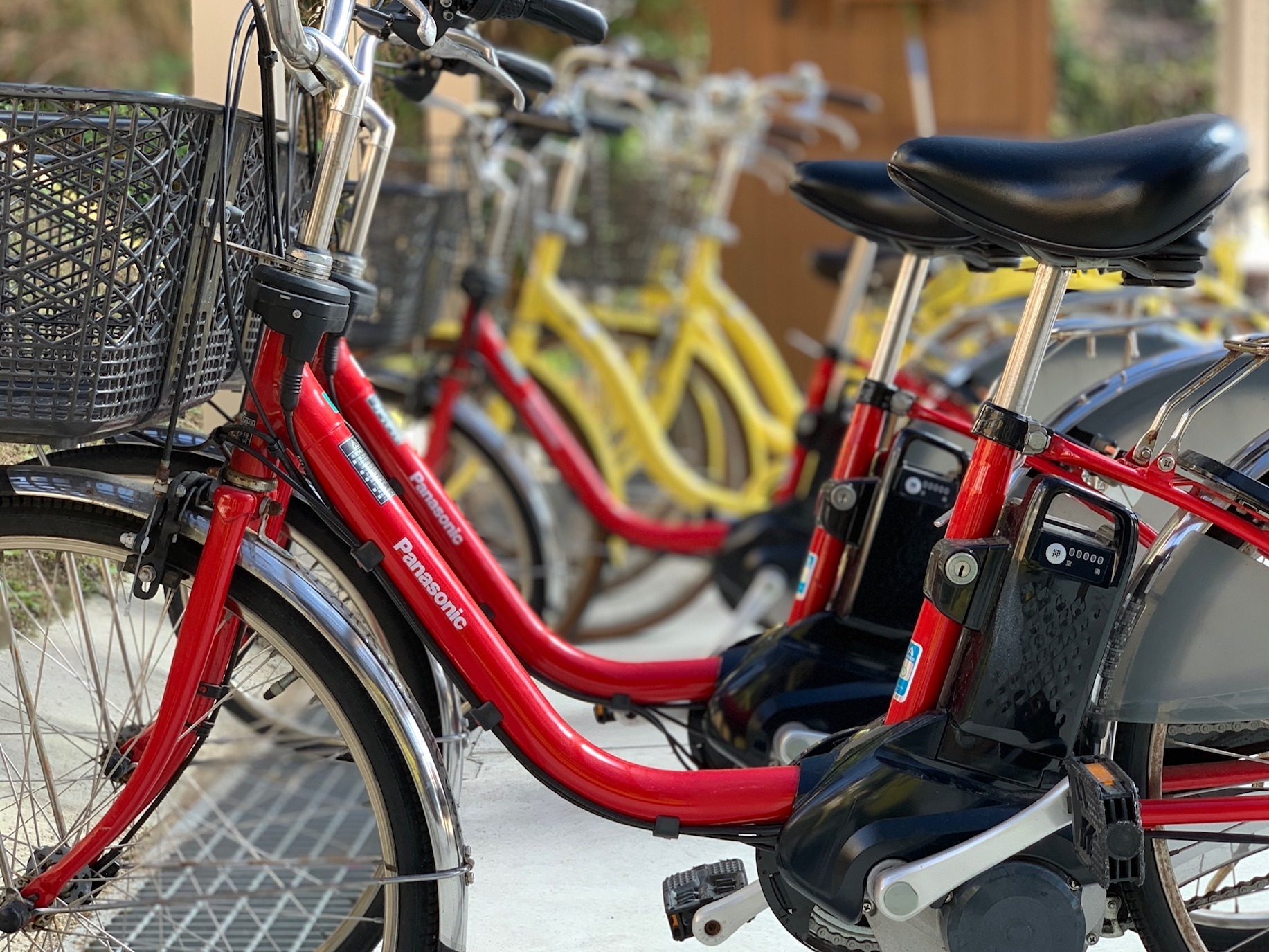 宿泊者限定でレンタサイクル貸し出しております。(電動800/1day)