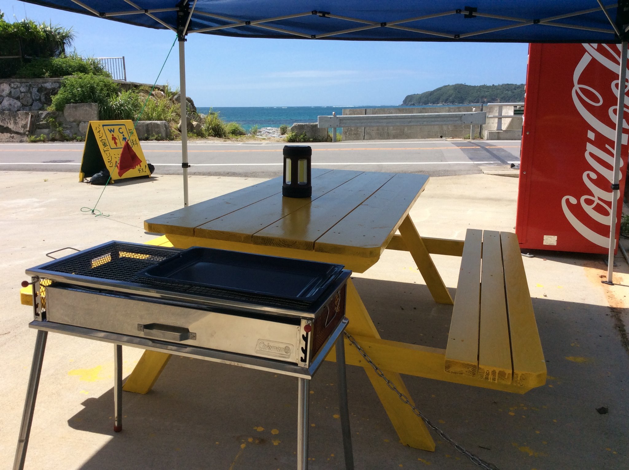 海を見ながらBBQはいかがでしょうか