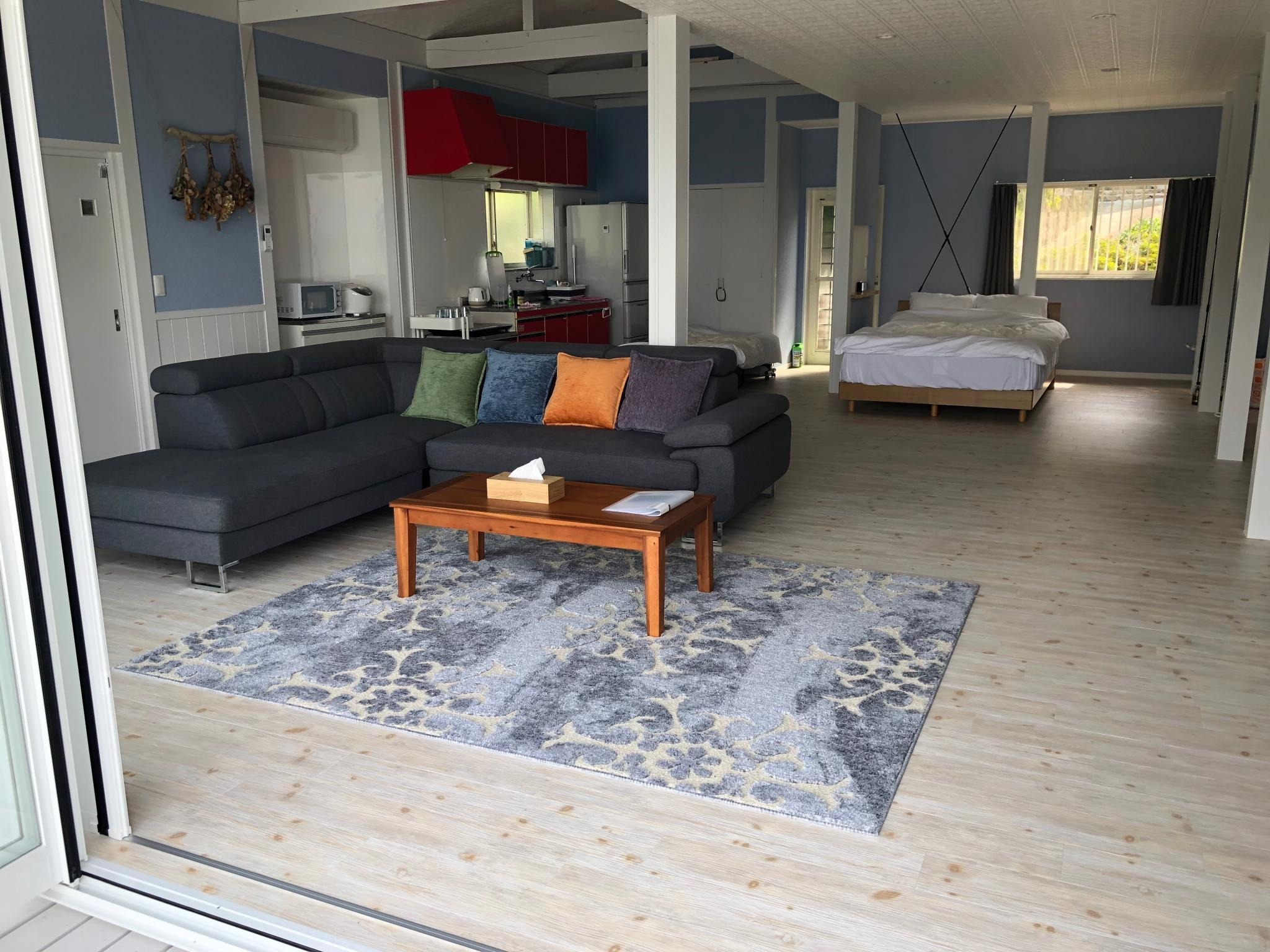 デッキからの室内写真