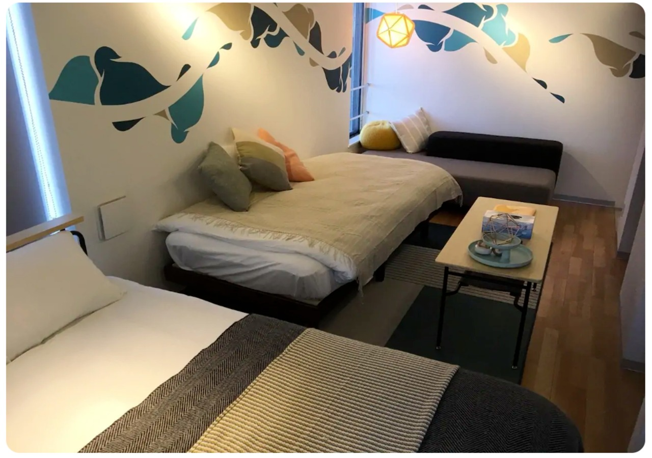 4D最大3名での滞在OK│出張にオススメ。品川駅まで2駅のおしゃれマンション