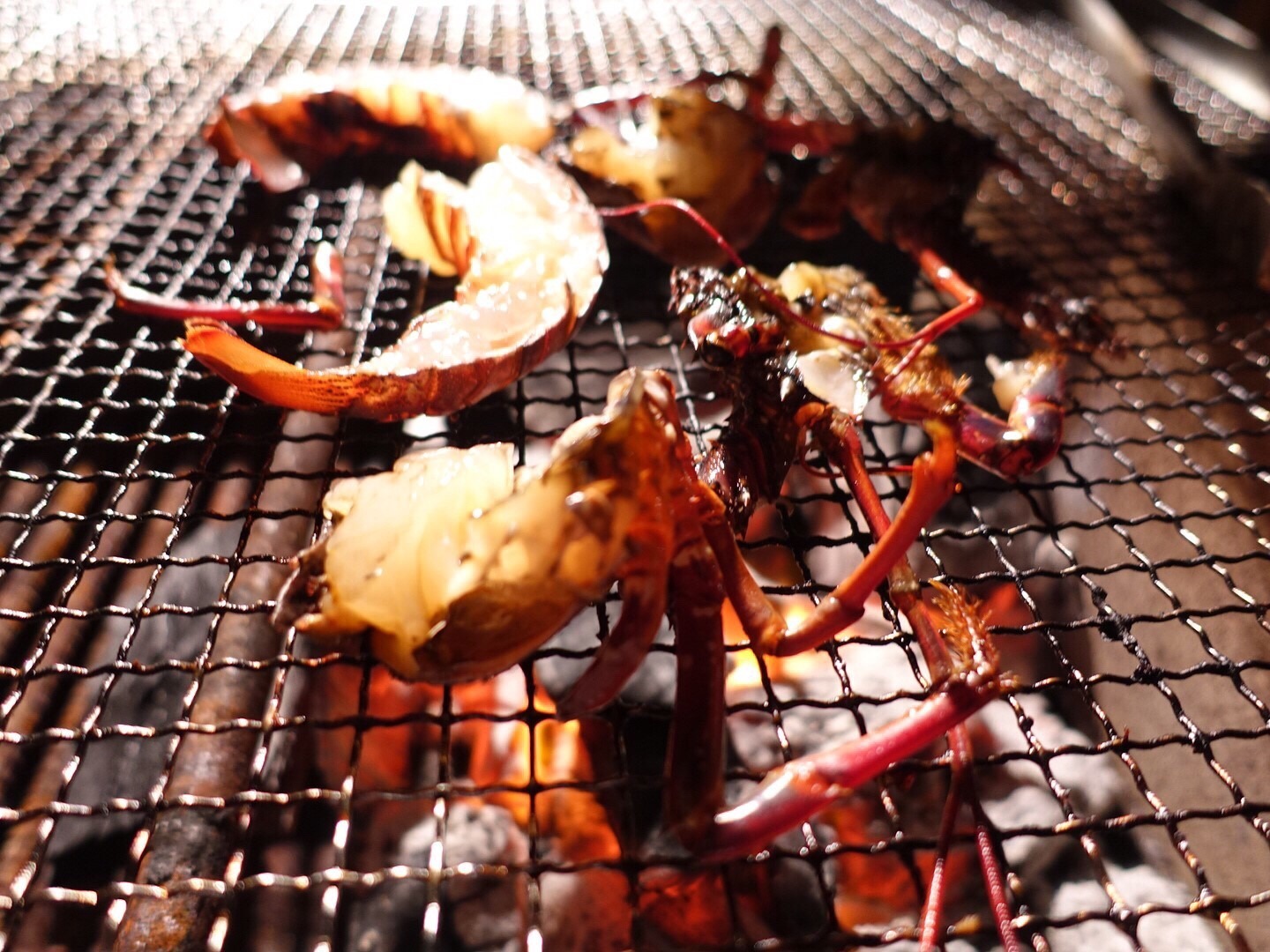 伊勢海老のBBQ