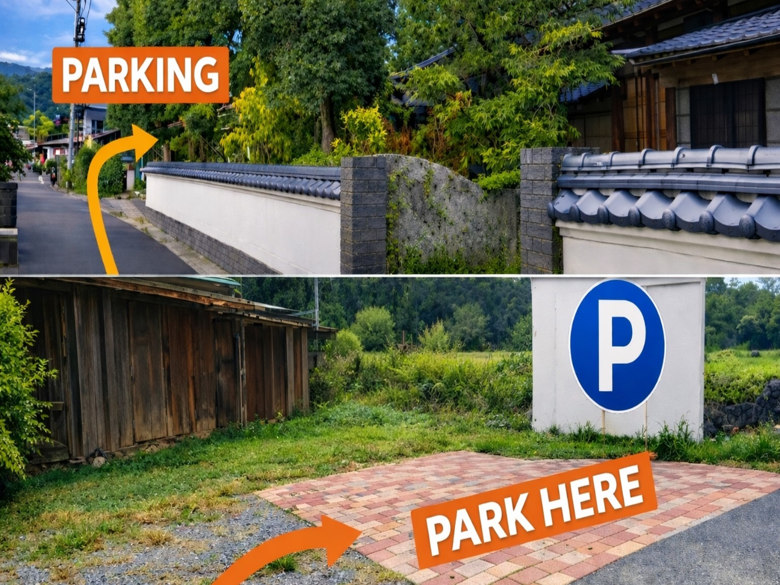 駐車スペース案内