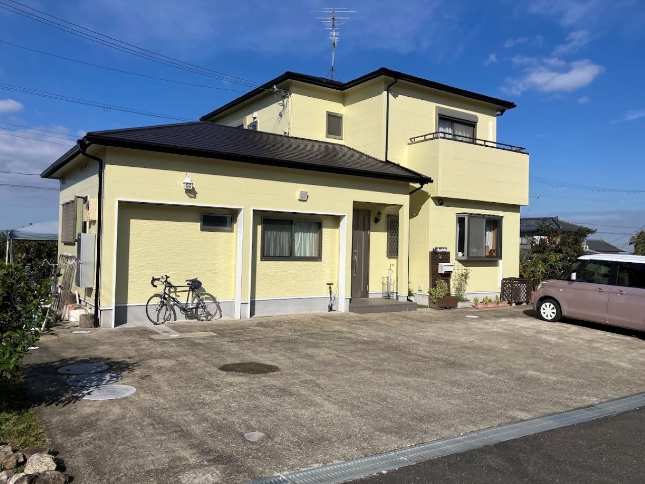 駐車場 すぐ前なので荷物運びも楽々