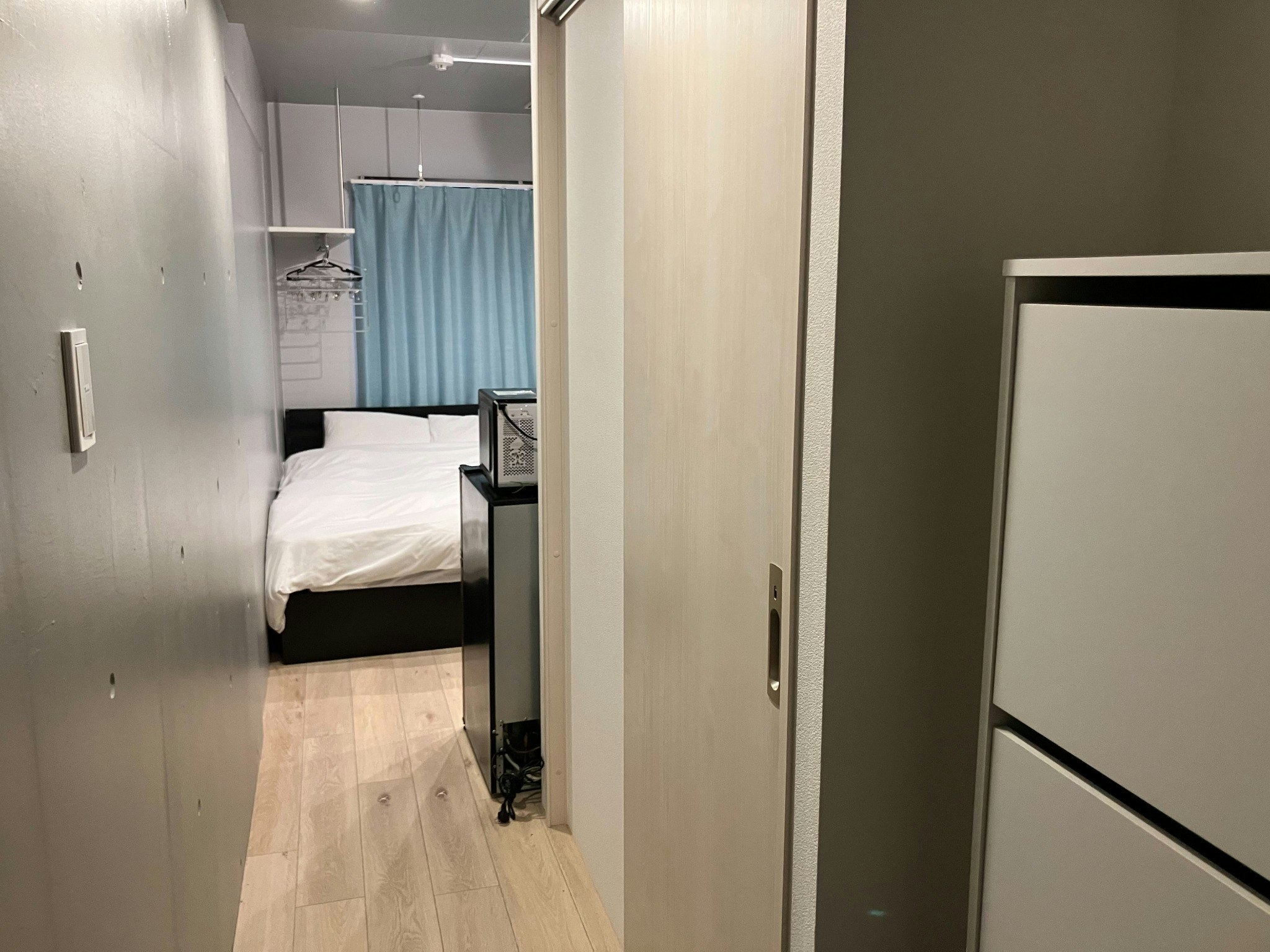 お洒落なワンルーム/JR山手線駒込駅徒歩3分/ダブルベッド/無料WiFi