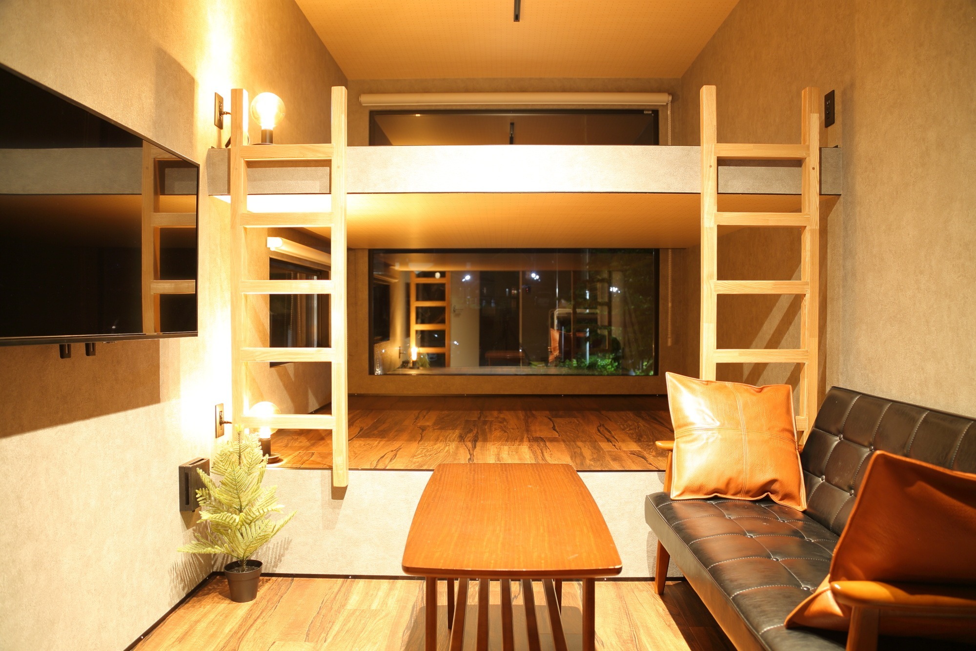 寝室 二段ベッド