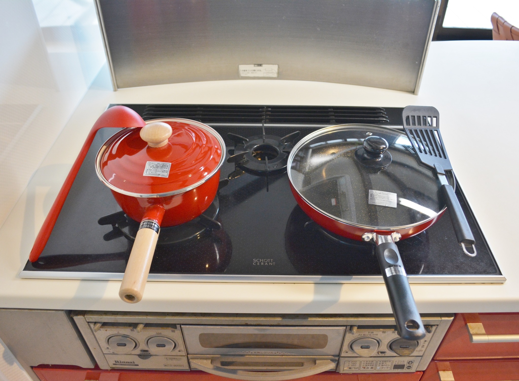 ガスレンジ 鍋フライパン Gas range pan frying pan