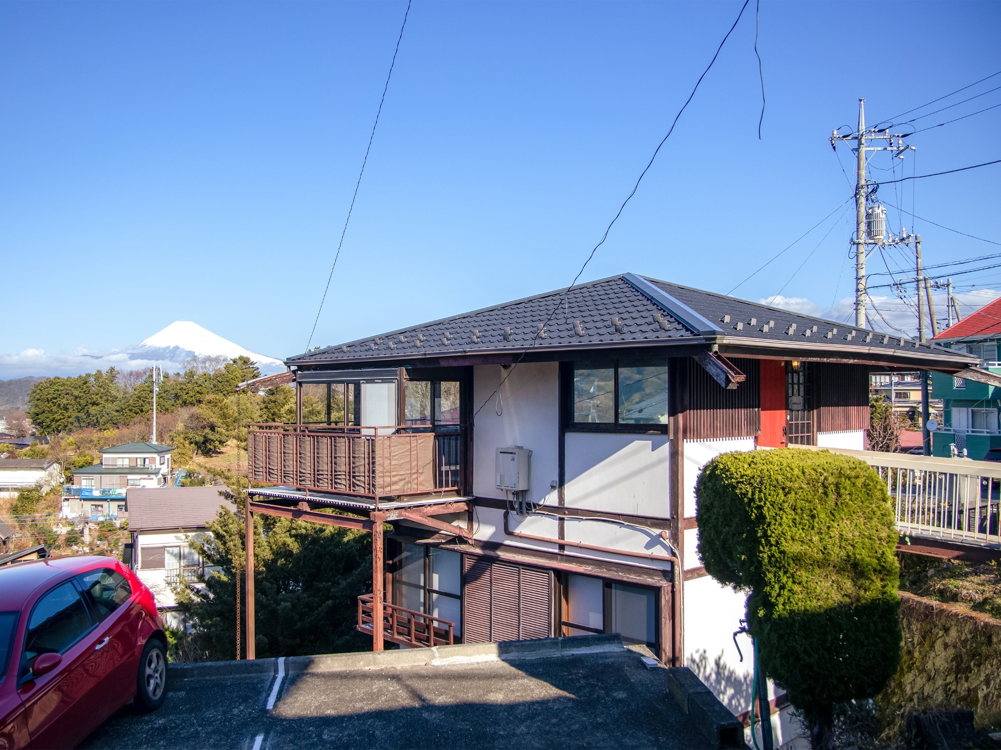 ・高台にあるため、富士山が良く見えます